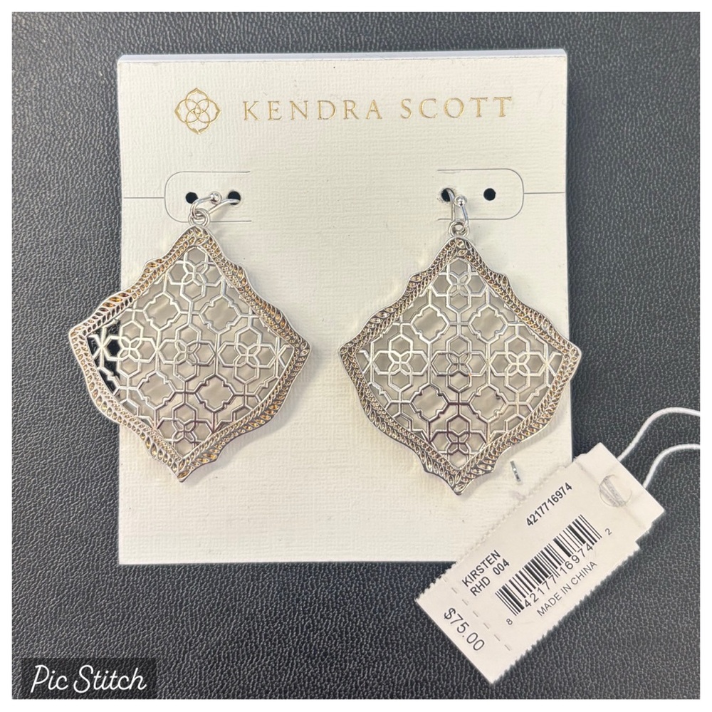 Kendra Scott - Kristen Drop Earrings - Silver